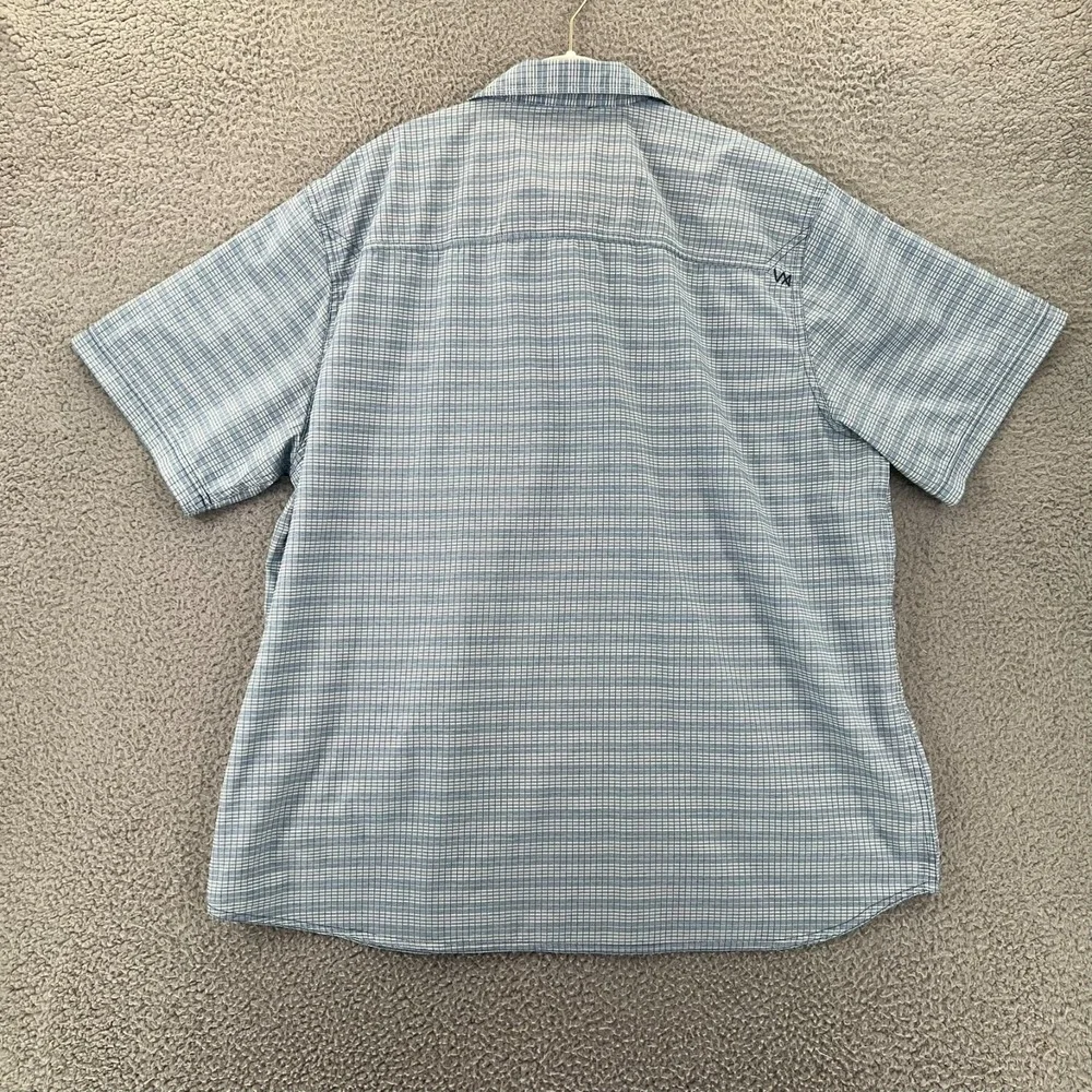 5.11 Tactical Shirt Mens‎ XL Blue White Plaid Button Up Short Sleeve - Picture 3 of 16